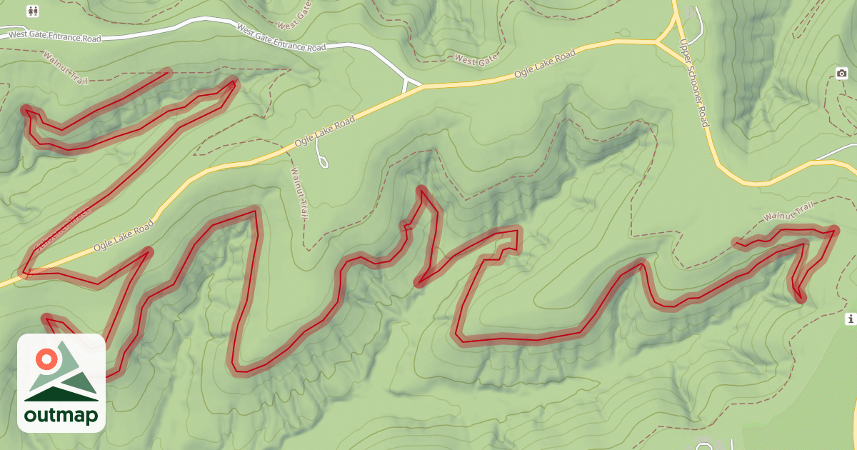 Map of Schooner Trace