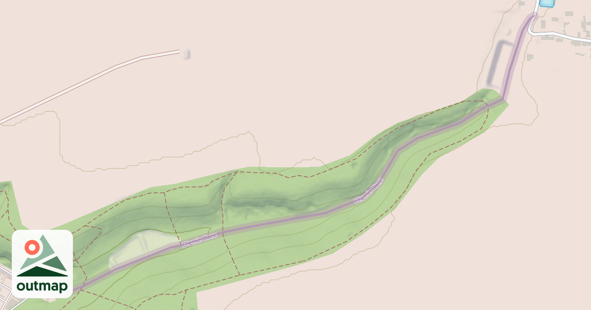Map of Chemin Blanc