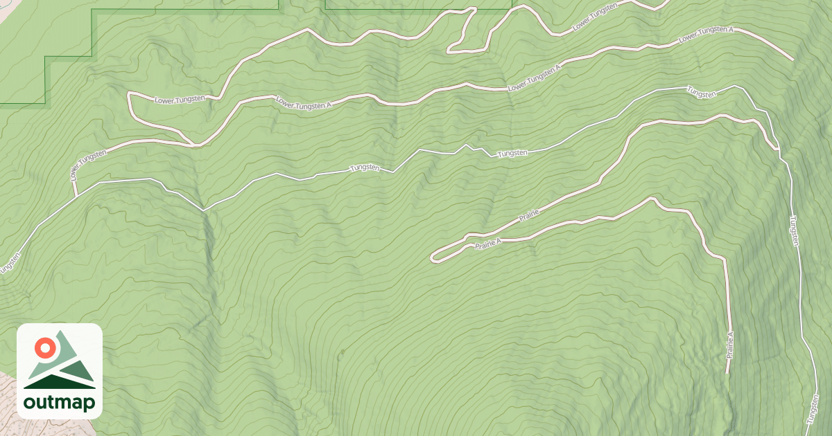 Map of TUNGSTEN