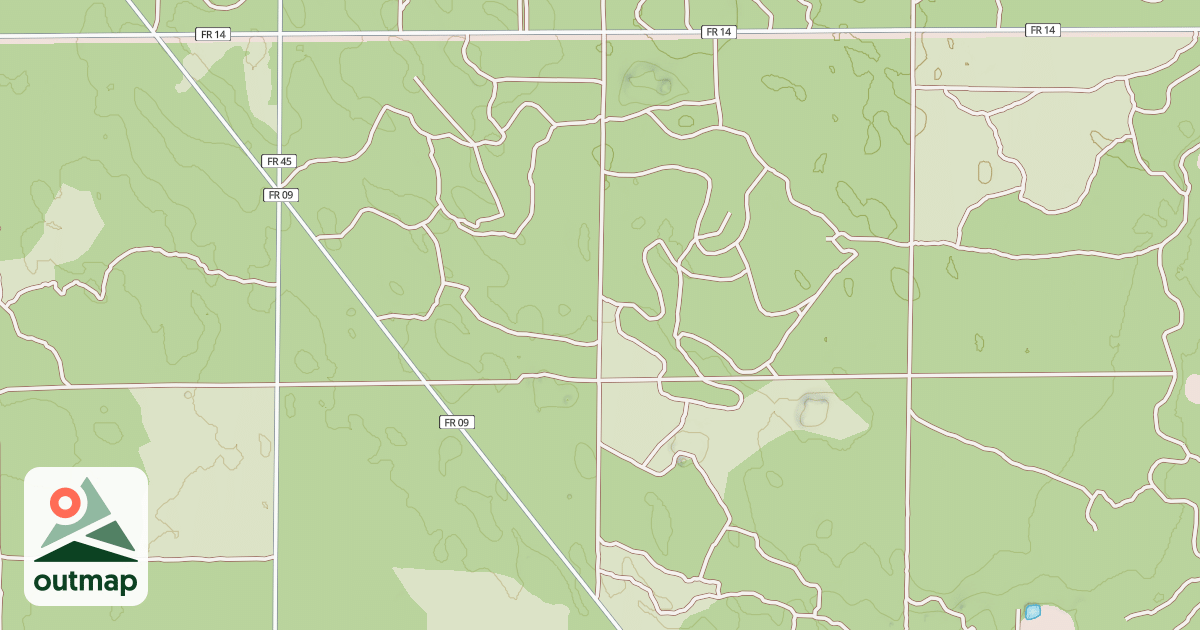 Map of USFS Motor Vehicle Use Map Roads {3BACE1D0-D3F2-4D66-BA75-828E4A2A90ED}