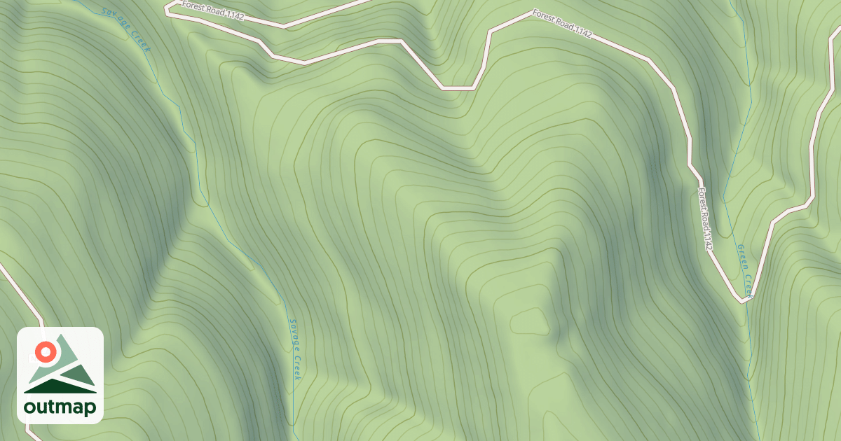 Map of SAVAGE CREEK RD