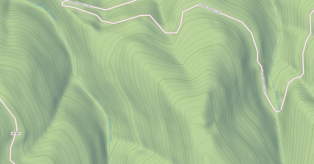 Map preview of SAVAGE CREEK RD