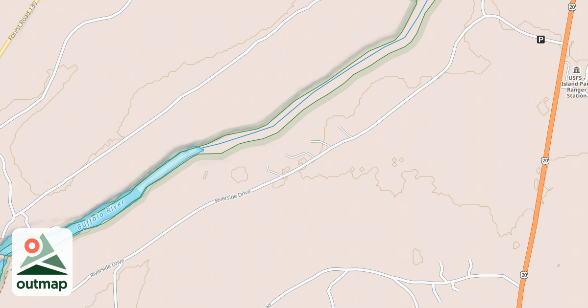 Map of RIVERSIDE DRIVE
