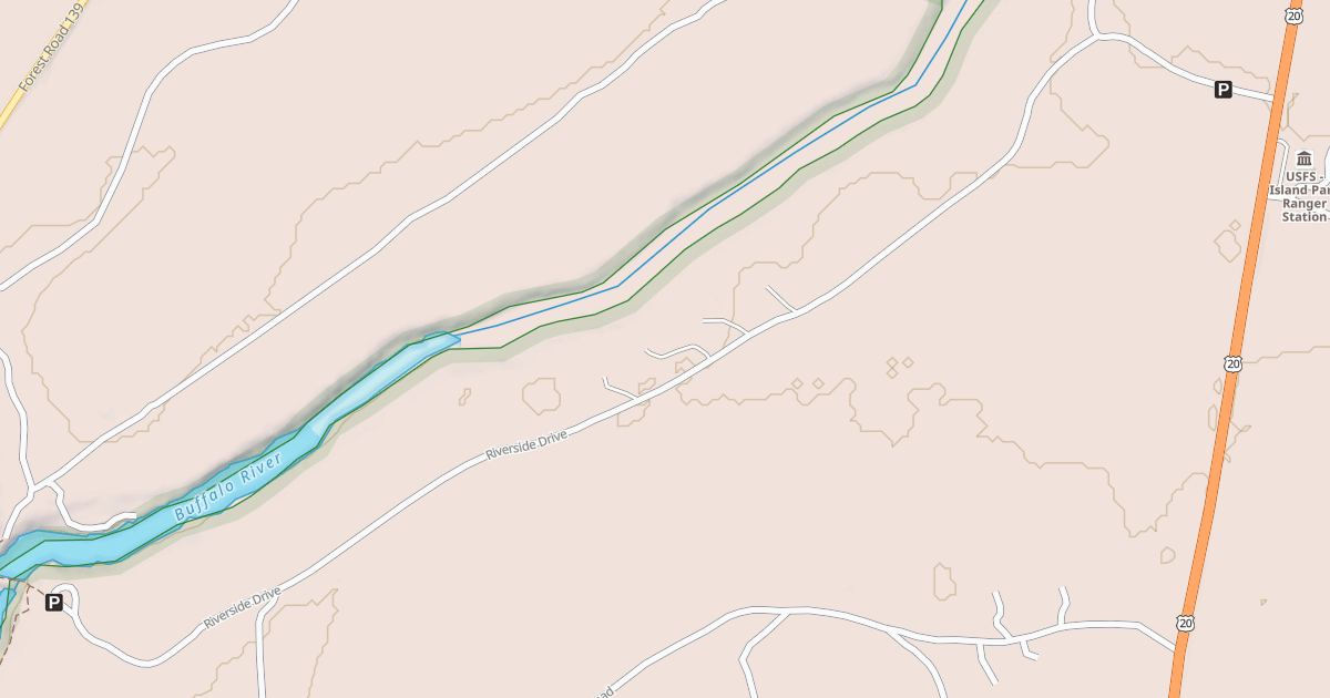 Map preview of RIVERSIDE DRIVE
