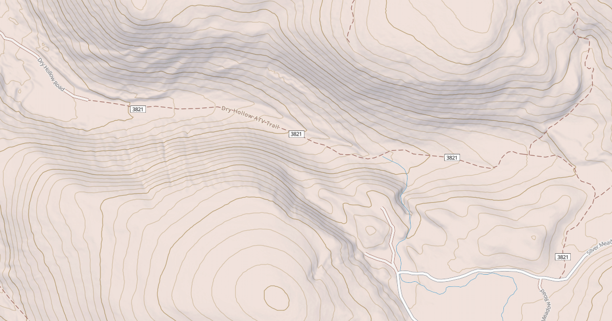 Map preview of Dry Hollow Atv Trail