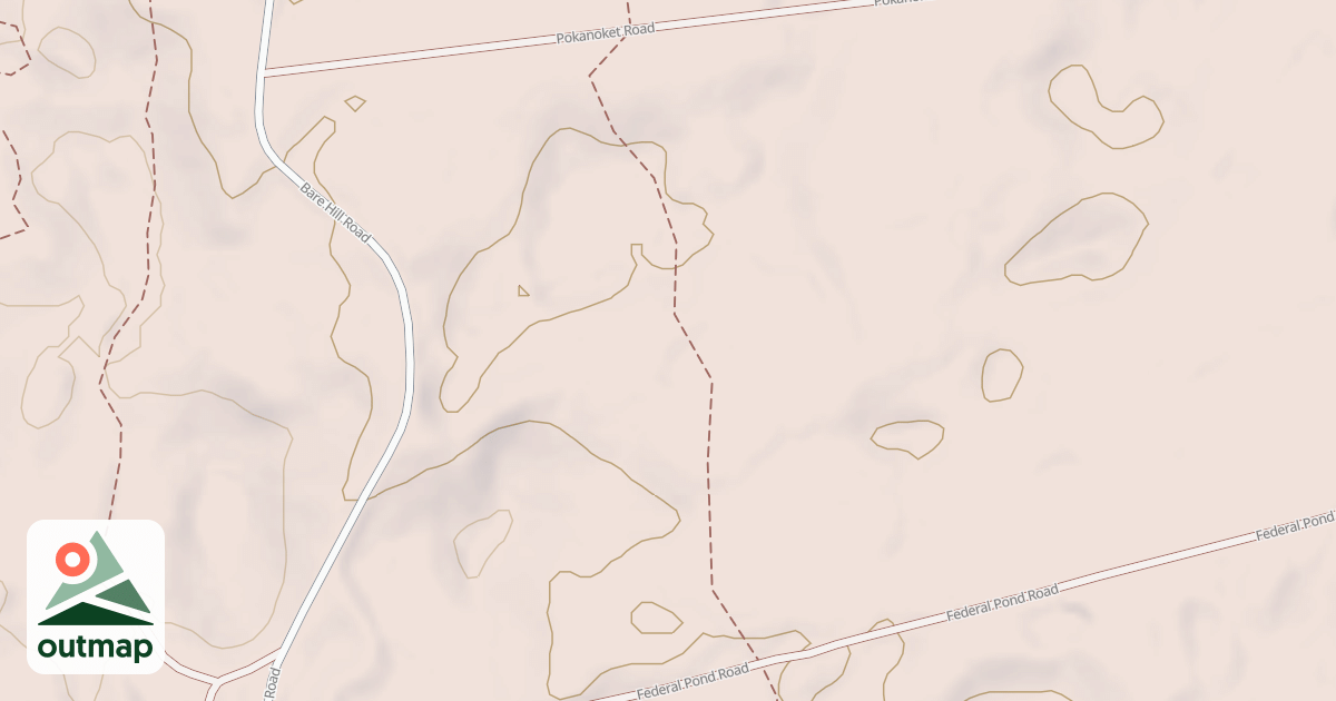 Map of Rocky Pond Path