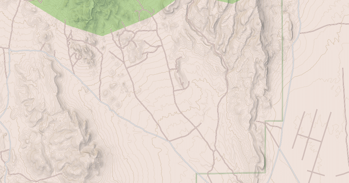 Map preview of FOURMILE BASIN ROAD