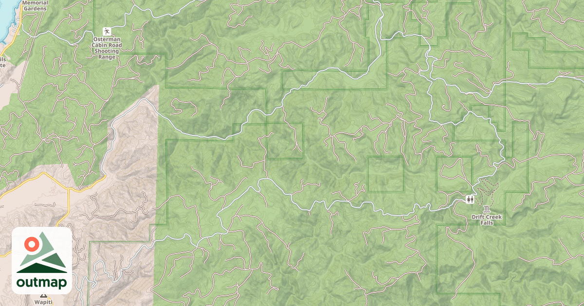 Map of COUGAR MTN.