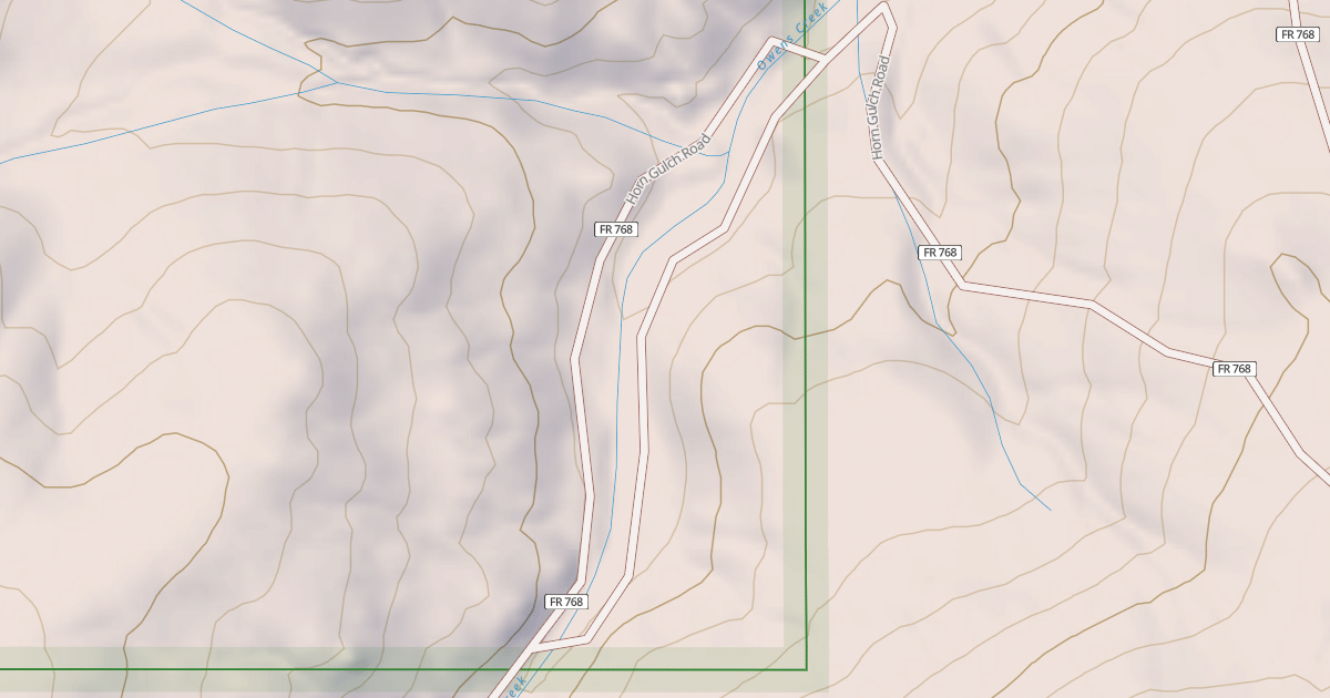 Map preview of BLM National GTLF Public Motorized Roads 1fb7a647-23e8-40ee-bac6-dcbebc214b72