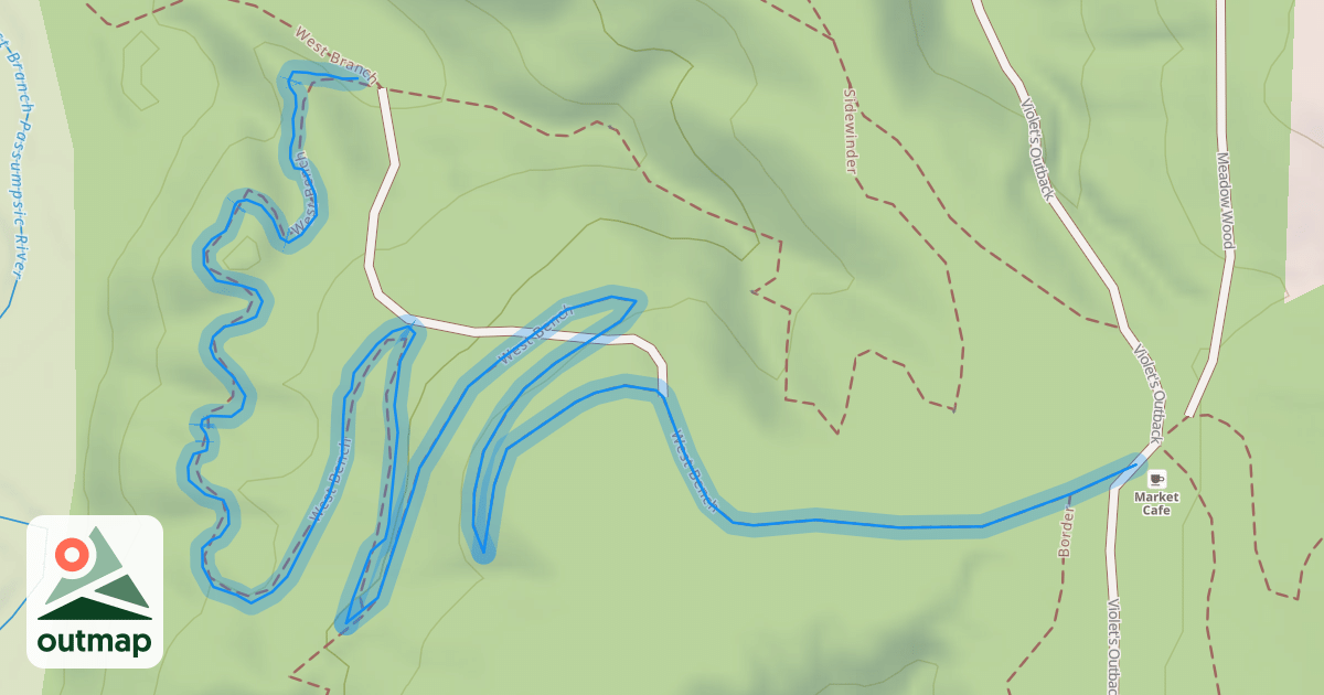 Map of West Bench