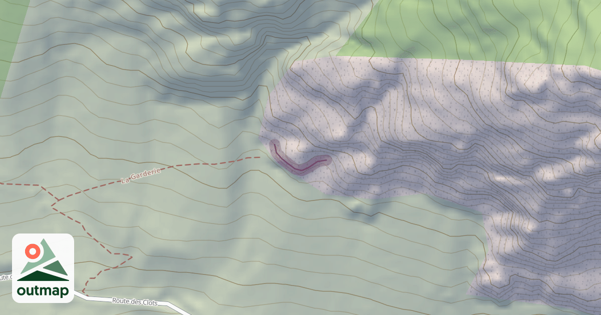 Map of La Garderie