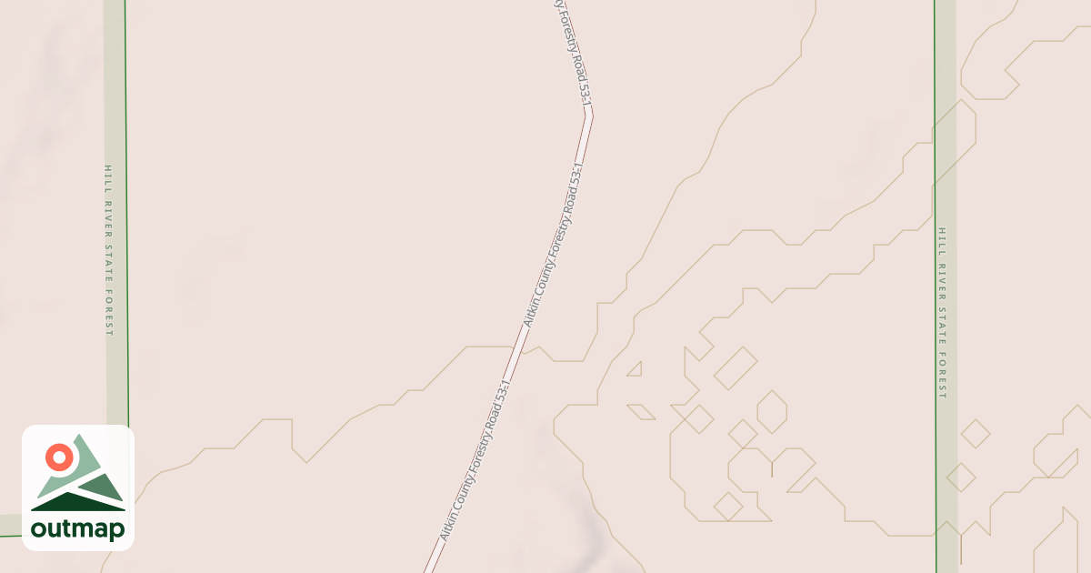 Map of Blind Lake Trail