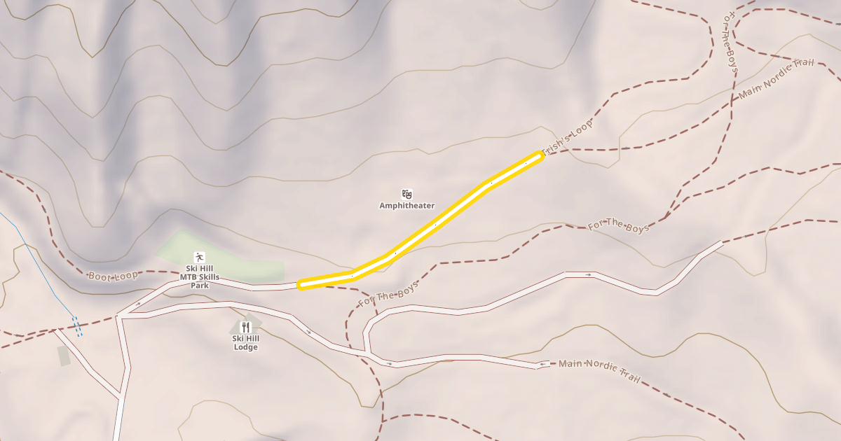 Map preview of Main Nordic Trail