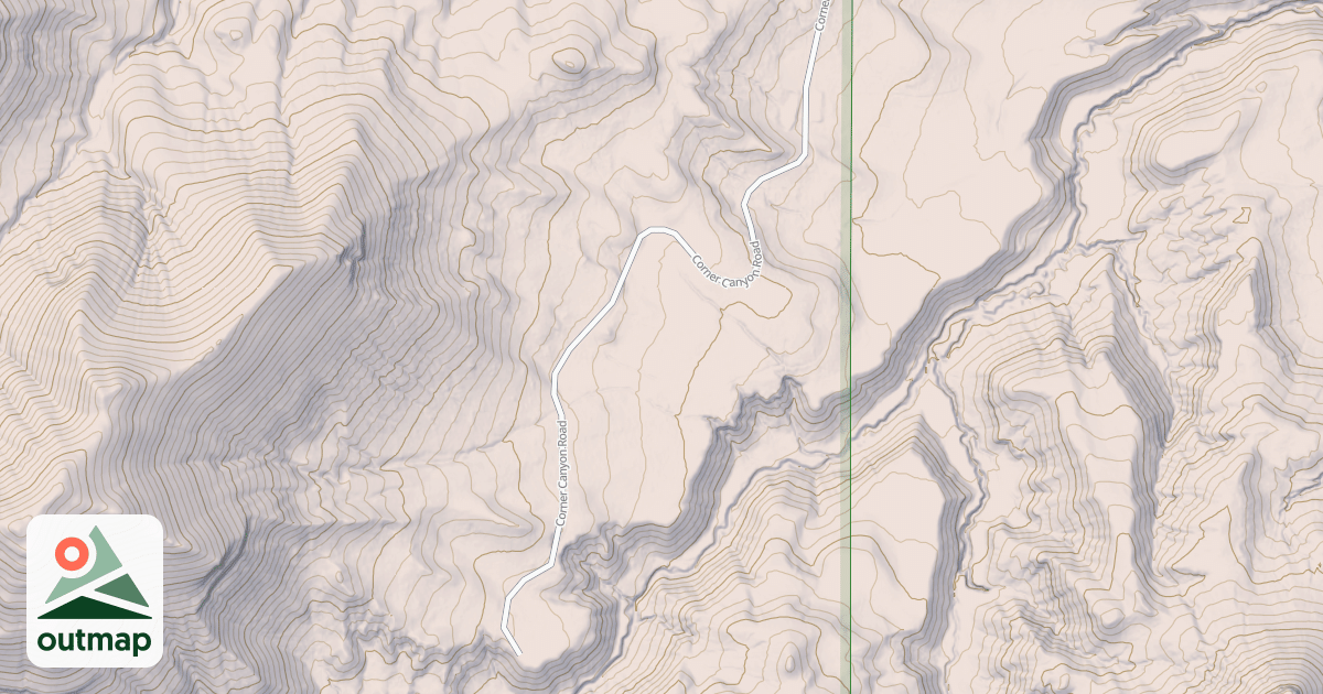 Map of CORNER CANYON