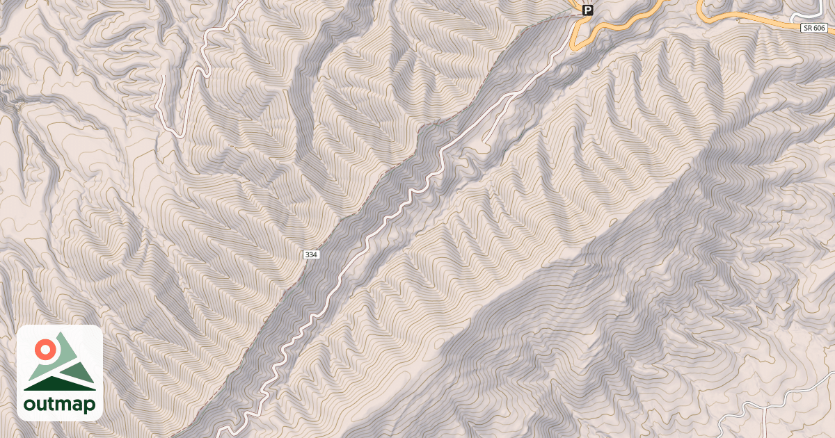 Map of PRICE MOUNTAIN