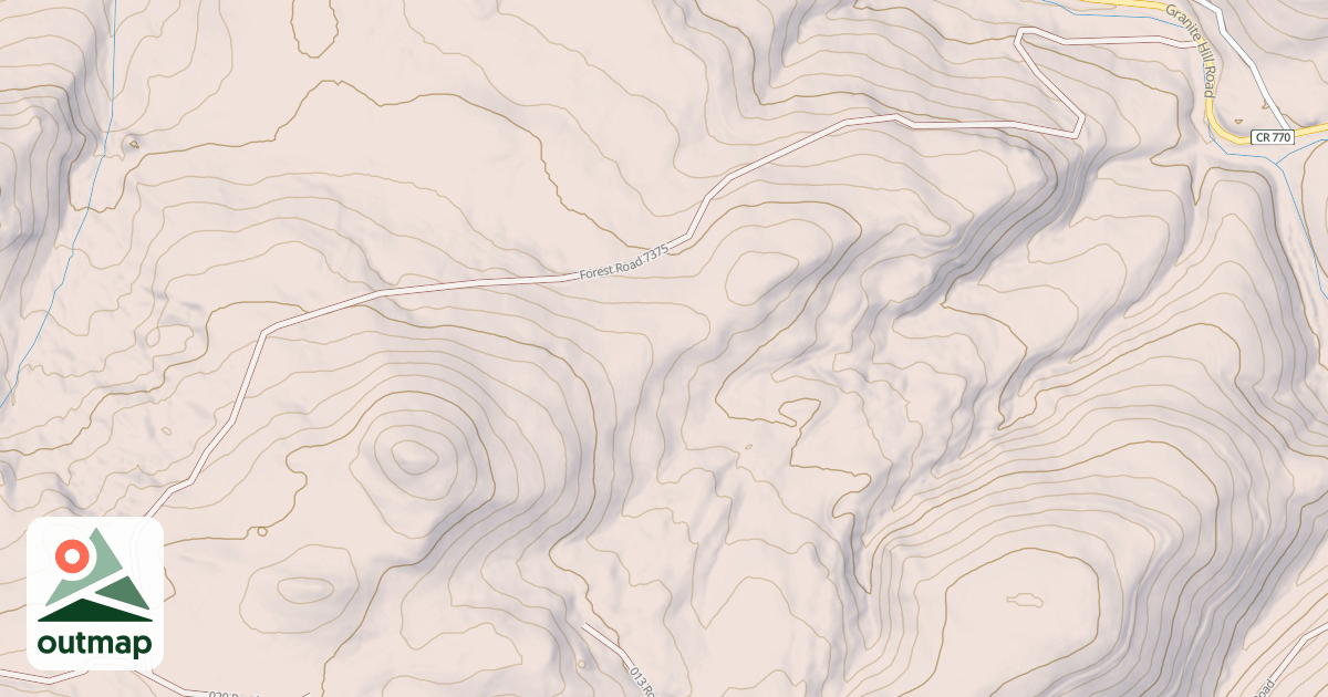 Map of CORRIGAL SPRING ROAD