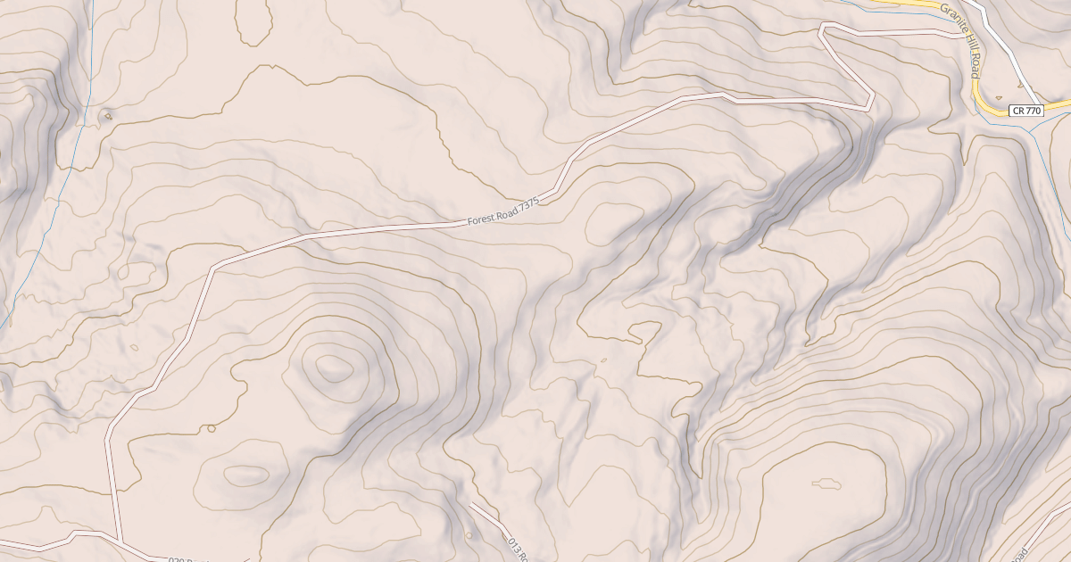 Map preview of CORRIGAL SPRING ROAD
