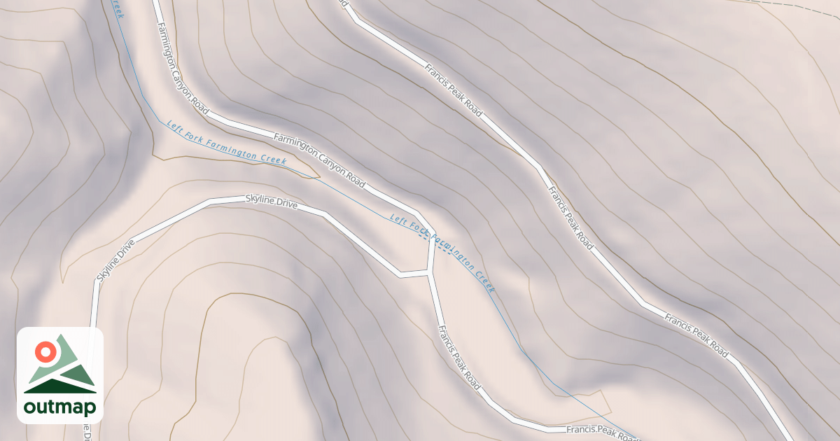 Map of Farmington Canyon Atv