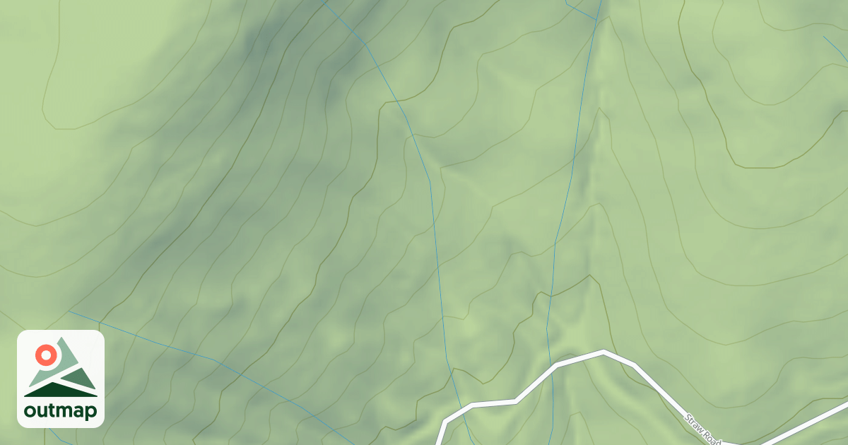 Map of MARTIN CREEK SPUR A