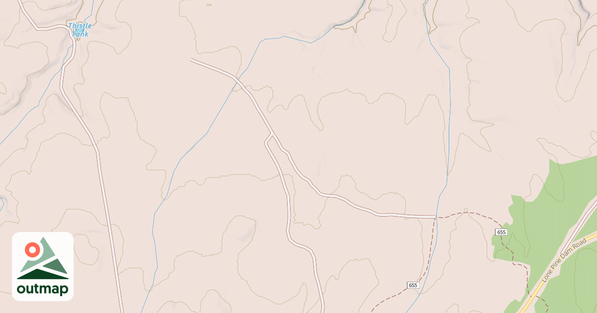 Map of THISTLE TANK