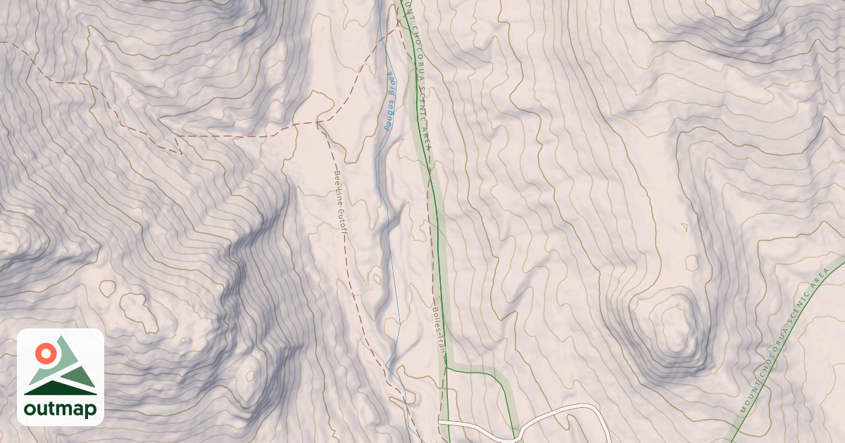 Map of Bolles Trail