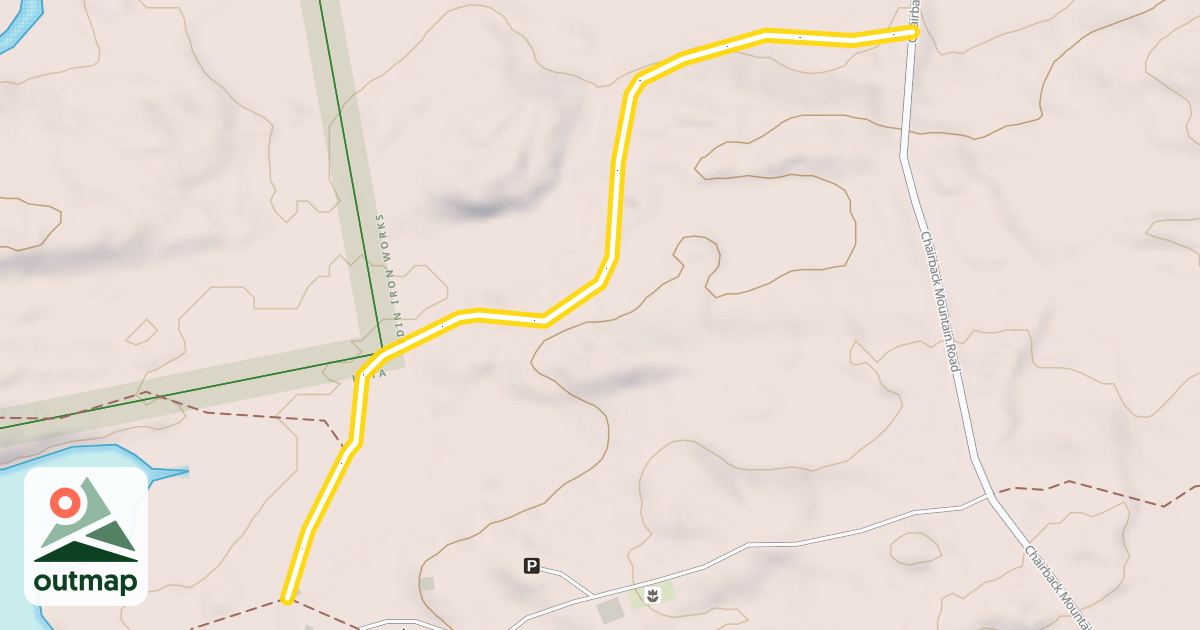 Map of Henderson Brook Trail
