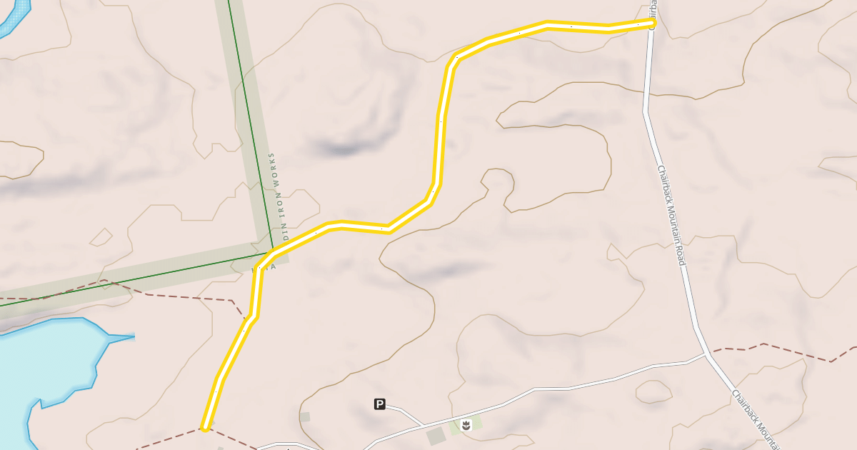Map preview of Henderson Brook Trail