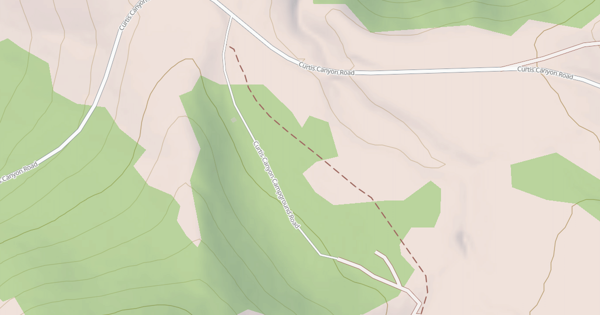 Map preview of CURTIS CANYON CAMPGROUND