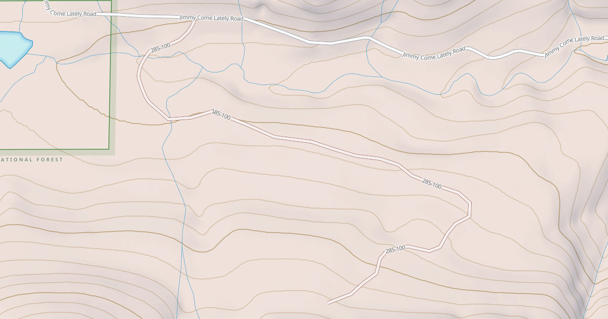 Map preview of USFS Motor Vehicle Use Map Roads {3DFAF383-61B0-4F9A-B563-5D3A1045955C}