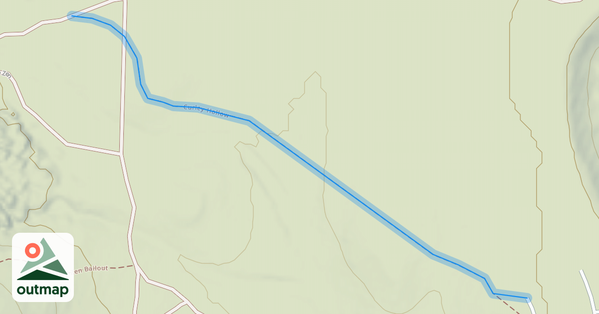 Map of Curley Hollow