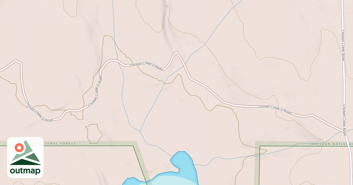 Map of CHICKEN CRK D