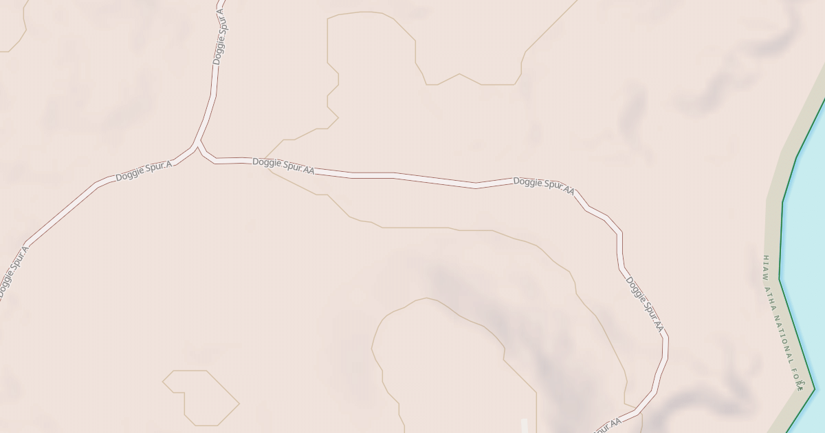 Map preview of DOGGIE SPUR AA
