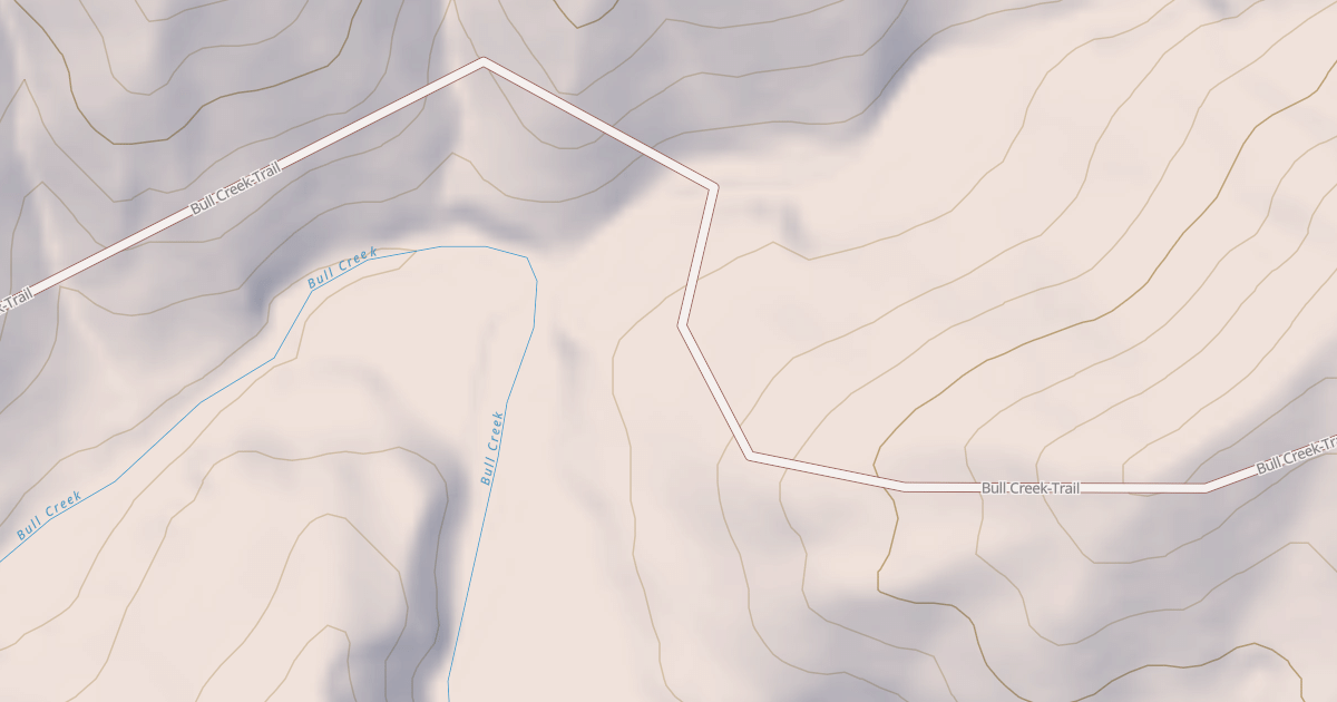 Map preview of BULL CREEK