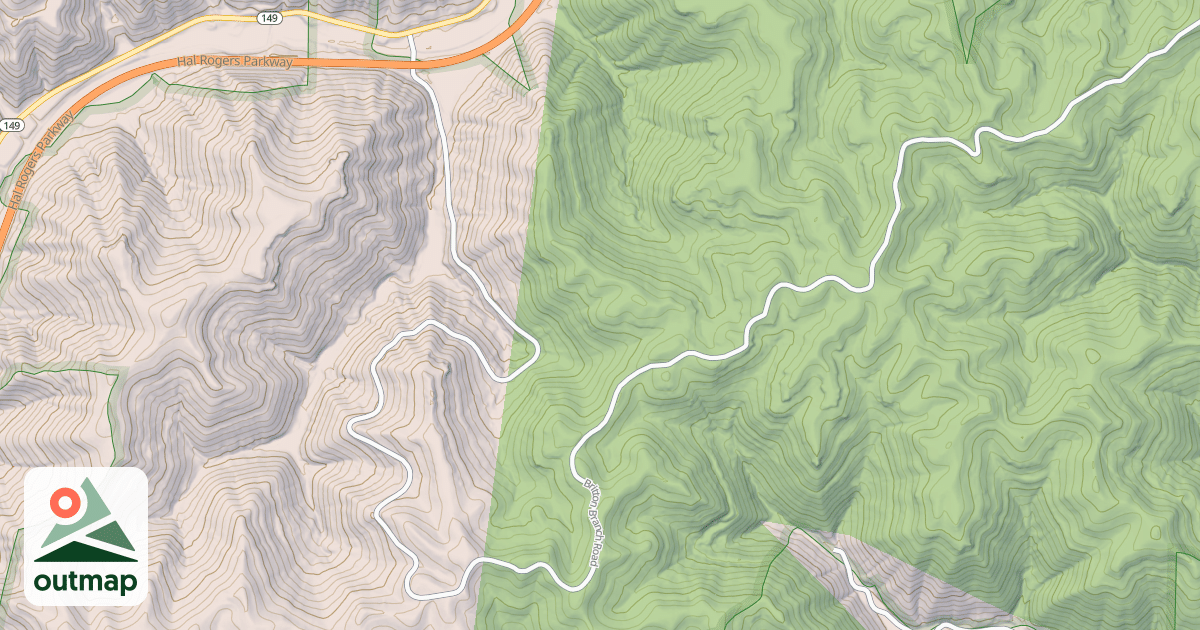 Map of BRITTON BRANCH