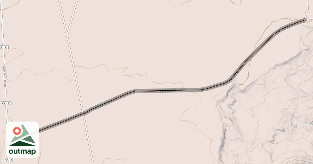 Map of Trout Spring Road