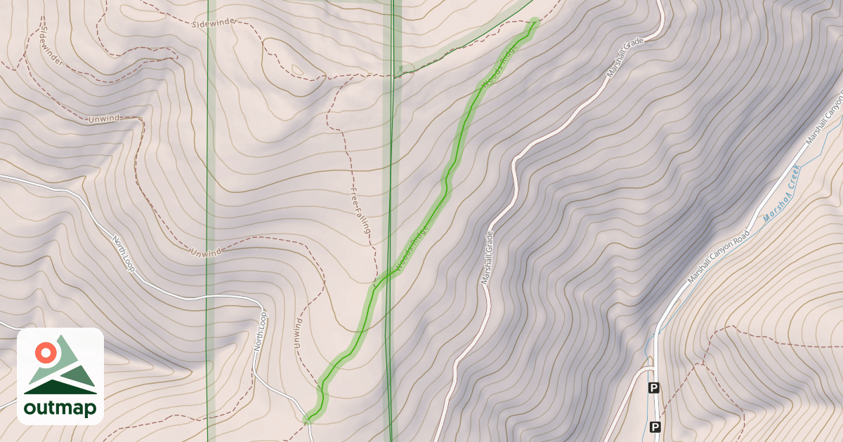 Map of Woods Ridge