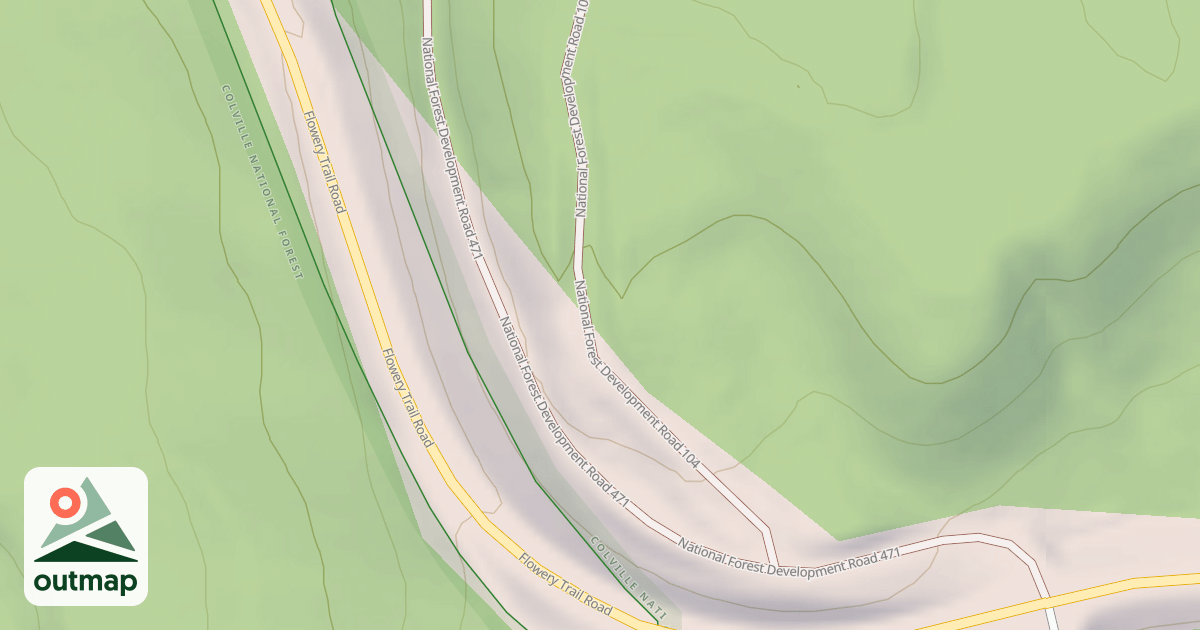 Map of GLETTY CREEK