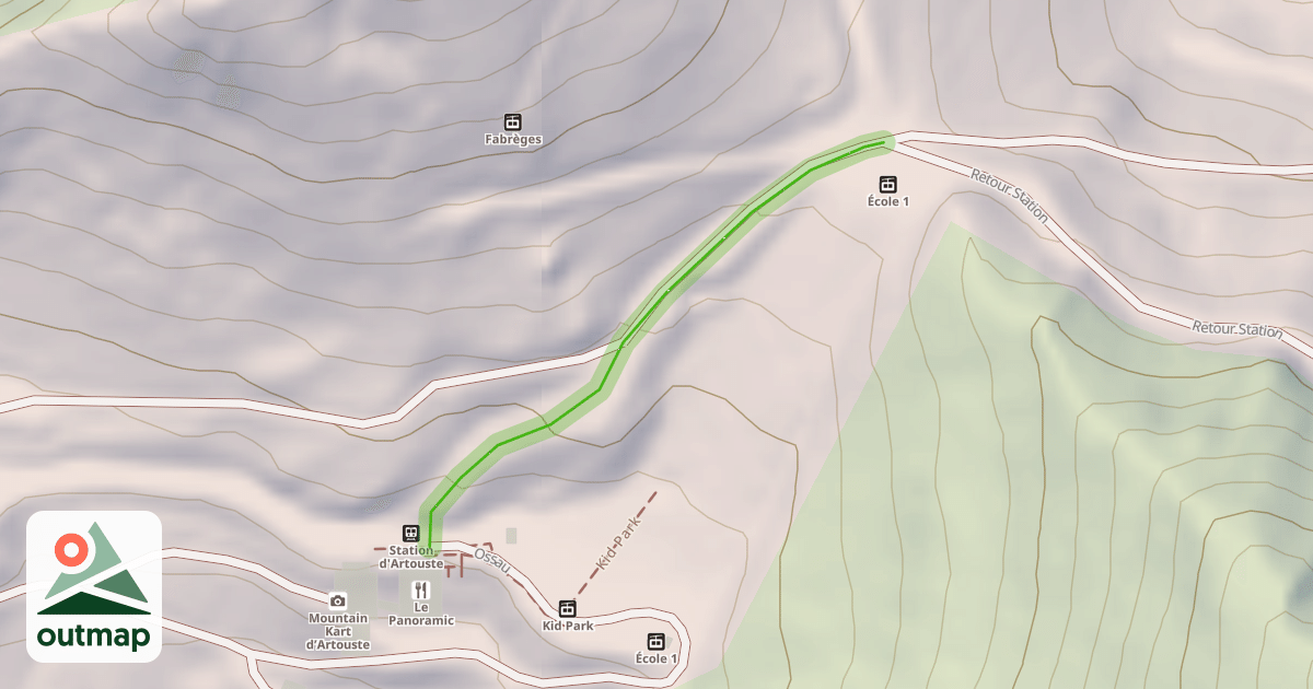 Map of Ossau