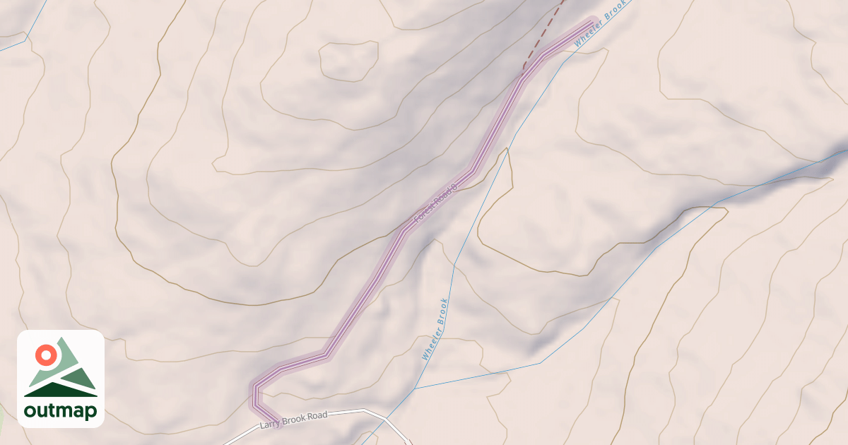 Map of Forest Road 8