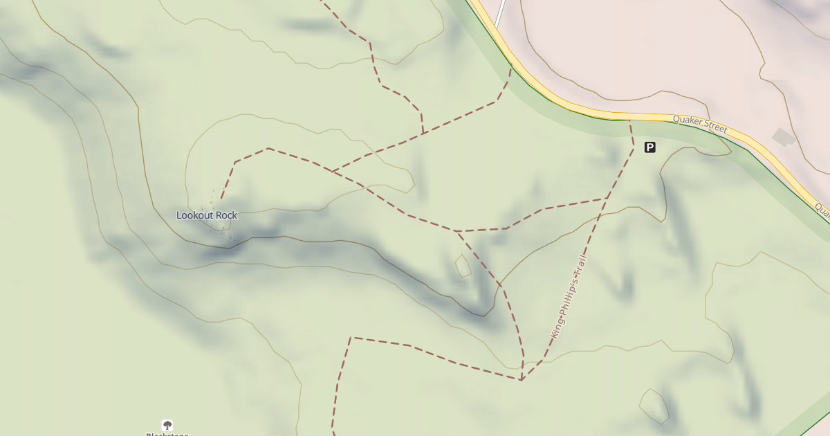 Map preview of Lookout Rock Trail