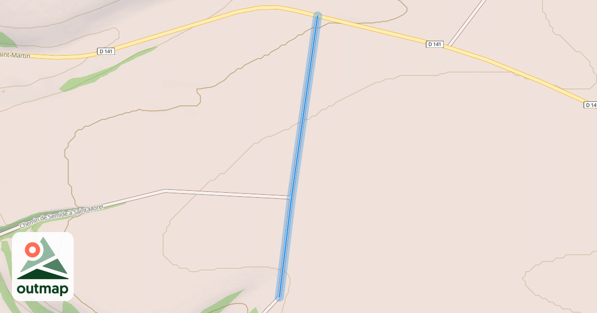 Map of Chemin du Plisson