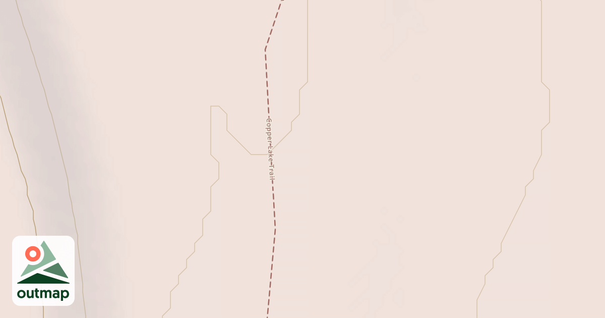 Map of Copper Lake Trail