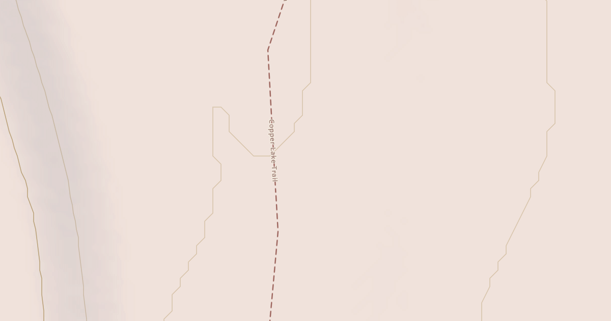 Map preview of Copper Lake Trail