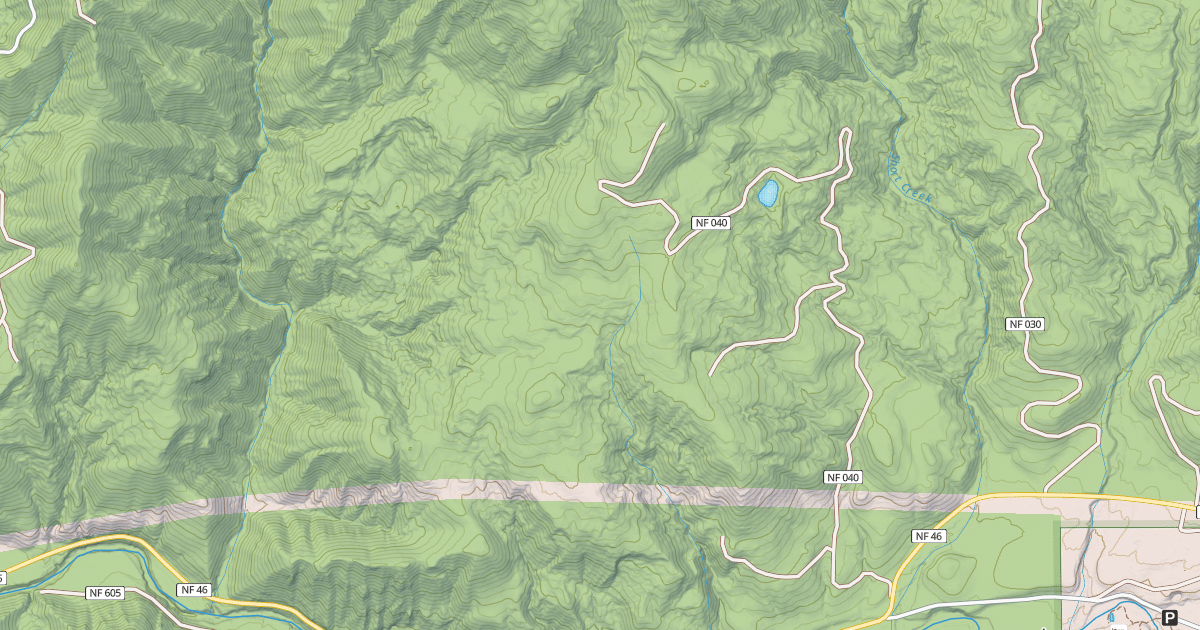 Map preview of SHORT MOUNTAIN ROAD