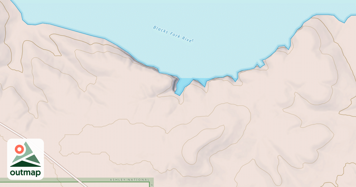 Map of NORTH CONFLUENCE DISPERSED C