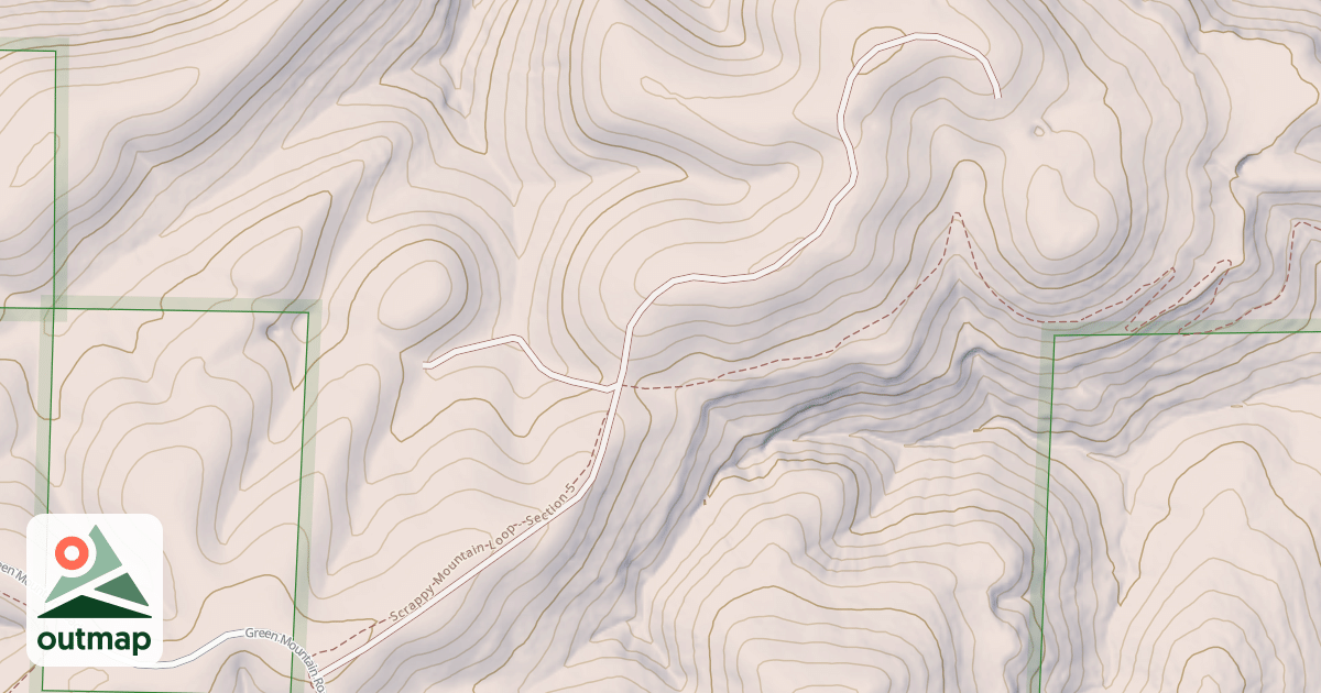 Map of USFS Motor Vehicle Use Map Roads {C2A45047-A01F-4BA3-8BBB-2FF58A2216F0}
