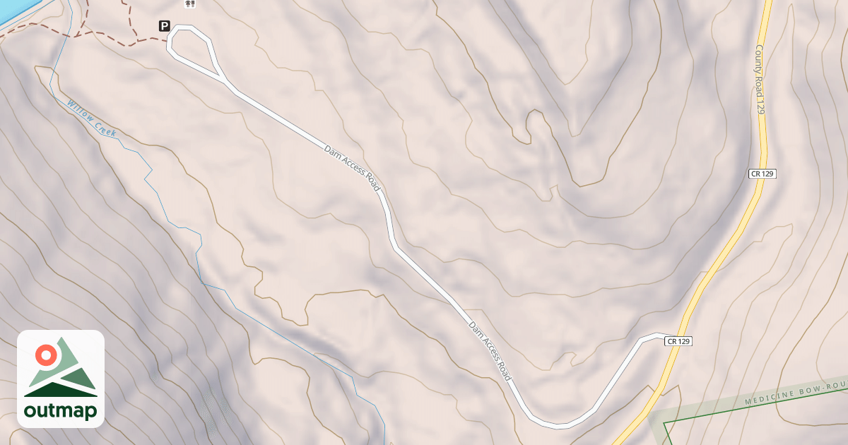 Map of DAM ACCESS