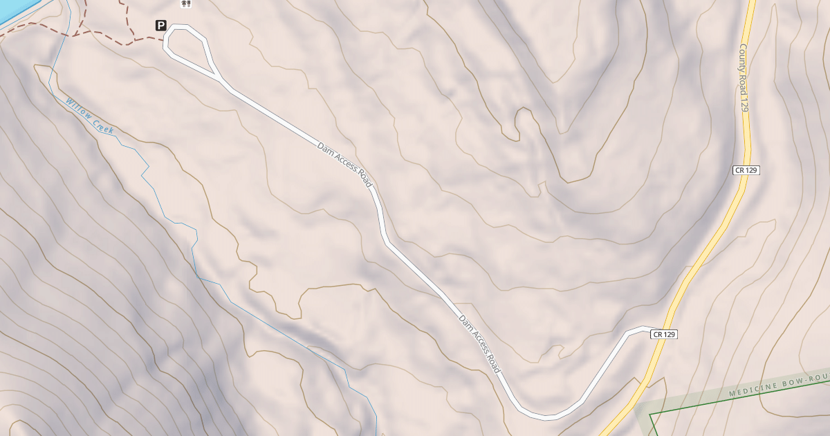 Map preview of DAM ACCESS