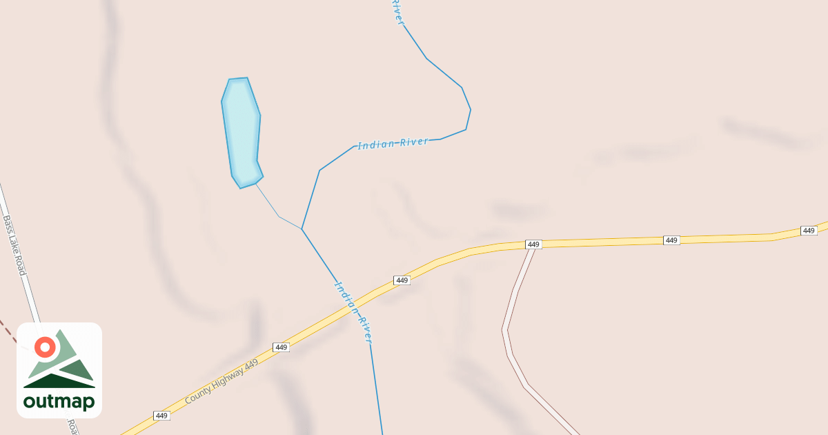 Map of EIGHT MILE CUT ACROSS SPUR O