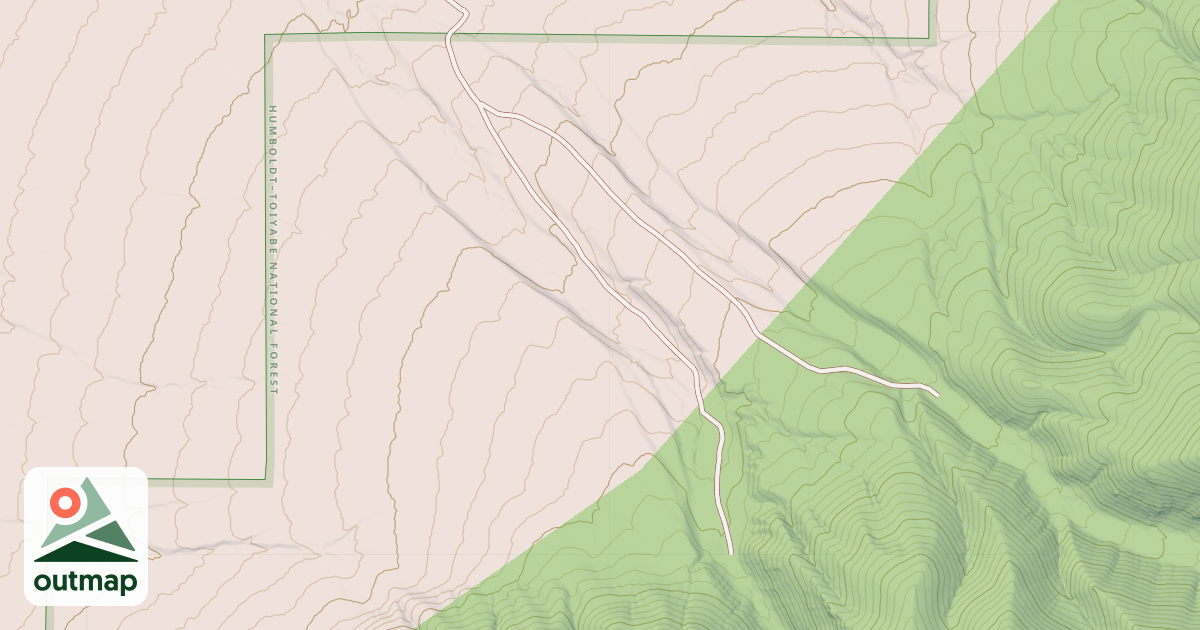 Map of CRANE CANYON